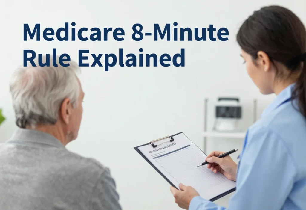 Medicare 8-Minute Rule Explained: Guide for Therapy Providers (2026) 2 magnific informative cover elderly 3011845269